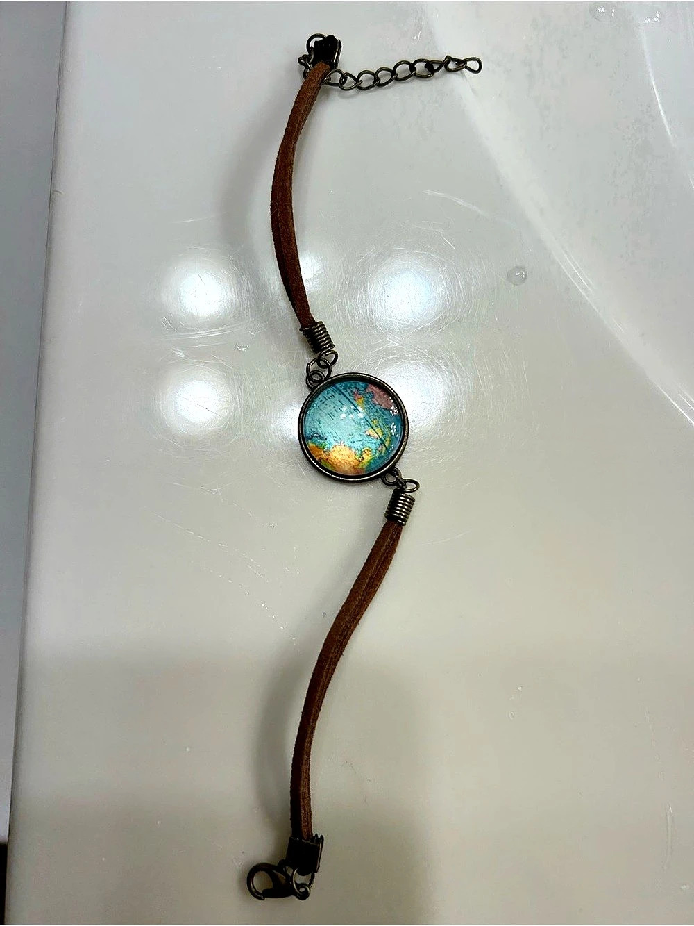 Brown & Blue world Bracelet